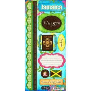     Jamaica   Cardstock Stickers   Paradise Arts, Crafts & Sewing