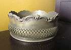vintage big brass table fruit bowl pot tray ornate design