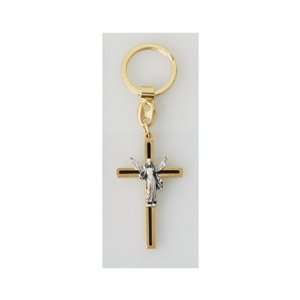 Key Chain   Black Crucifix   MADE IN ITALY Jewelry