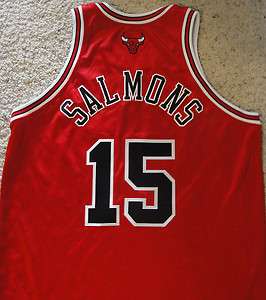 2009/10 JOHN SALMONS Chicago Bulls Game Worn Noche Latina Jersey 