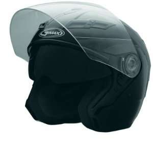  Gmax GM67S Open Face Helmet Gloss Black: Sports & Outdoors