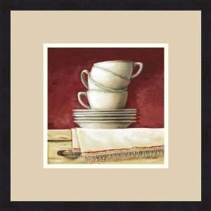  Cups and Saucers by Lisa Audit   Framed Artwork