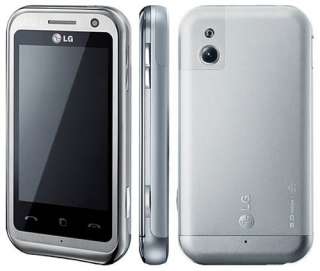 NEW 3G LG KM900 ARENA SILVER 8GB GPS WIFI 5M CELL PHONE 8808992003281 