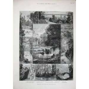  1883 Jesmond Dene Public Park Newcastle On Tyne Grotto 