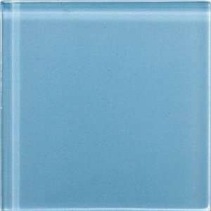  Lucente 4 x 4 Glossy Field Tile in Ocean Mist