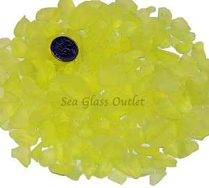 Lemon Chrysoprase   Beach Sea Glass   1/2 lb   Sm  