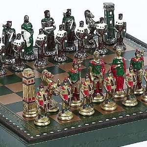  Lorenzini Hand Painted Chessmen From Italy and Marcello 
