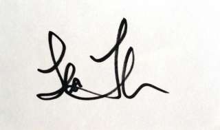 Lea Thompson signed 5x3 index card / autograph  