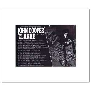 JOHN COOPER CLARKE UK Tour 2011 12x10in Matted Music Print:  