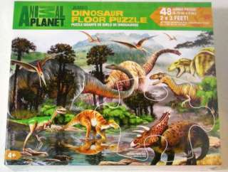 Lot of 8 Dinosaur Figures Dinosaurs & Puzzle NIB  