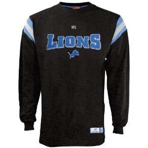  Detroit Lions Charcoal Vintage Pride Long Sleeve T shirt 