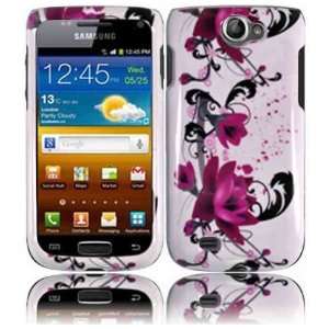  Purple Lily Design Hard Case Cover for Bell Samsung Galaxy 