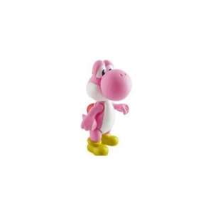   Super Mario Bros. Wave 1 2 inch Pink Yoshi Mini Figure: Toys & Games