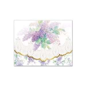  Summer Lilacs Note Card Set 10 Ct Portfolio Carol Wilson 