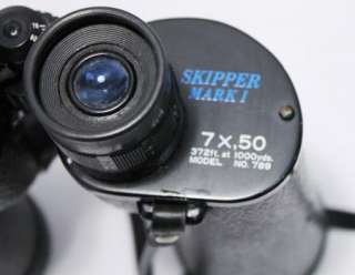 Vintage Swift Binoculars 7x50 Skipper Mark I Model No. 789 Made in 