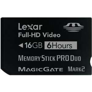 Lexar Memory Stick Pro Duo 16 GB Full HD Video Flash Memory Card 