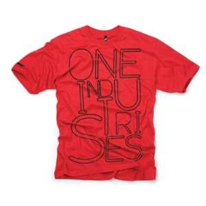    One Industries Red Neon T Shirt Large TE NORD L: Automotive