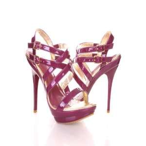  Purple Criss crossing Strappy Stiletto   6.5m Everything 