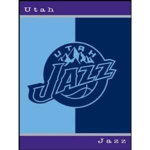  NBA Basketball All Star Blanket/Throw Utah Jazz   Fan Shop 