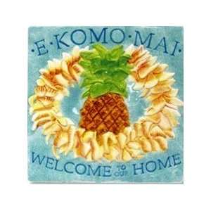    Hawaiian Ceramic Tile E Komo Mai #2 8 x 8 in.