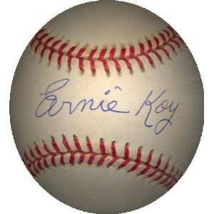  Ernie Koy autographed Baseball