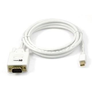   ThunderBolt Male to VGA Male Cable in White in Retail Package