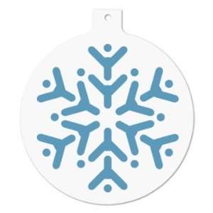  Snowflake Ornament Custom Plastic Ball Ornament
