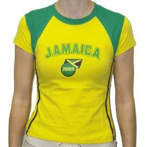  Girls Jamaica Soccer T shirt, Jamaican World Cup Soccer T 