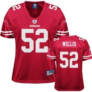   49ers Patrick Willis Womens Replica Jersey