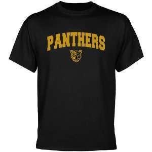  Florida International Golden Panthers Black Logo Arch T 