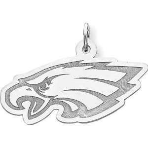    Sterling Silver NFL Philadelphia Eagles Logo Charm: Jewelry