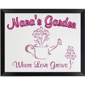  Nanas Garden: Custom Wood Plaque: Home & Kitchen