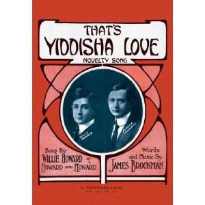  Exclusive By Buyenlarge Thats Yiddisha Love Novelty Song 