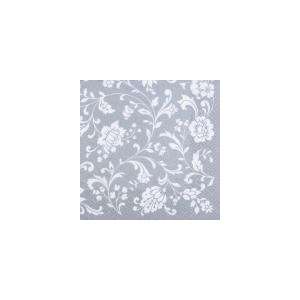   Silver White Lunch Party/ Wedding Napkins Pack of 20: Kitchen & Dining
