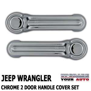  2007 2012 Jeep Wrangler 2 door Chrome Handle Cover Set 