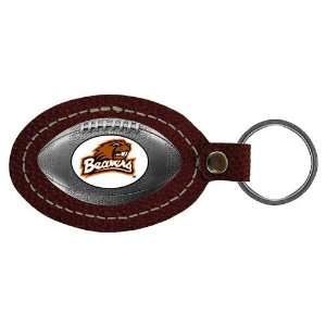 Oregon State Beavers NCAA Football Key Tag (Leather):  