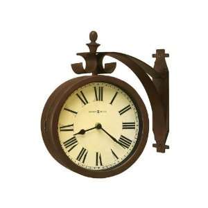 Howard Miller OBrien 12 1/4 Wide Double Dial Wall Clock