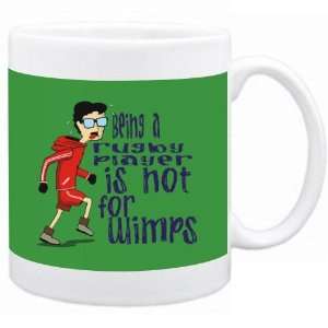  Being a Rugby Player is not for wimps Occupations Mug 