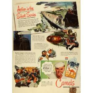  1945 Ad R J Reynolds Tobacco Co Camel Cigarettes WWII 