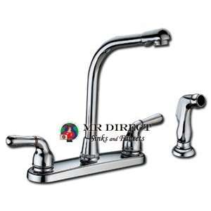  Chrome Kitchen Faucet with Side Spray: Home Improvement