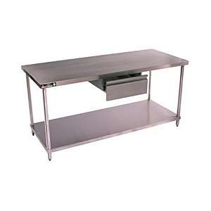  Aero Stainless Work Table w/ Undershelf, 24 in. W x 24 in 