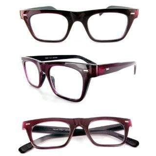Wayfarer Geek Chic designer fashion reading glasses for youthful men 