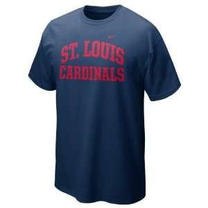  St. Louis Cardinals Navy Nike 2012 Arch T Shirt Sports 