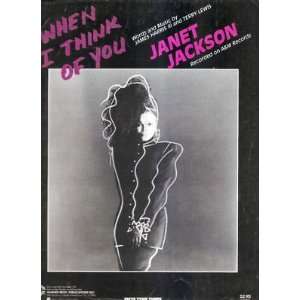  Sheet Music When I Think Of You Janet Jackson 10 