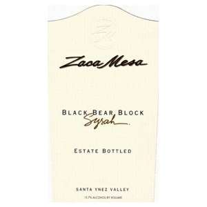  Zaca Mesa Syrah Black Bear Block 2006 750ML Grocery 