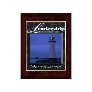  Leadership (Scenic) 10 x 13 Plaque with 8 x 10 Gold 