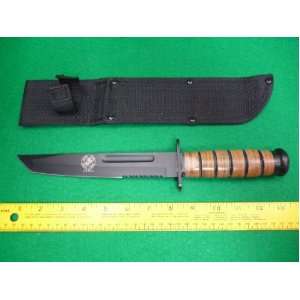  New Full Size 12 Inch Usmc Fighting Knife Tanto Point with 