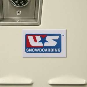 US Snowboarding Logo Rectangle Magnet