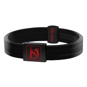 Negative Ion Performance Wristband Black/Black  Sports Anion Bracelet 