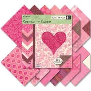  K&Company Smitten Specialty Paper Pad Arts, Crafts 